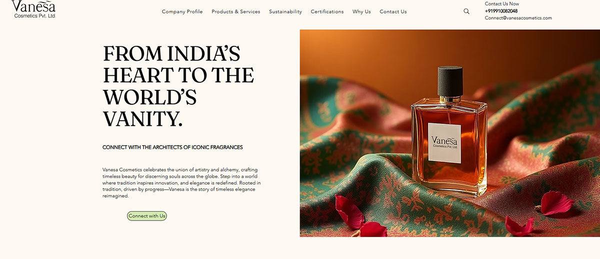 VANESA COSMETICS PRIVATE LIMITED – India’s Body Spray Expert